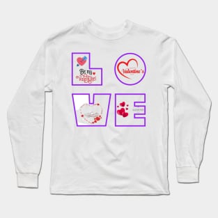 Funny lovers Happy Valentine's Day Long Sleeve T-Shirt